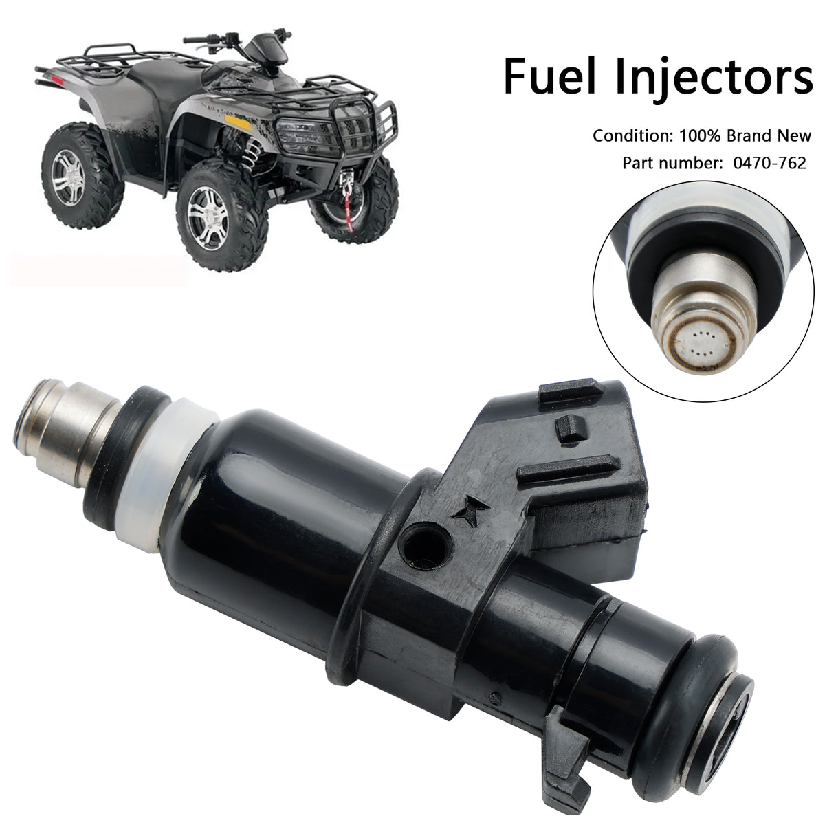 Arctic Cat ATV UTV SxS 700 HDX 550 TRV TBX 0470-762 Fuel Injector