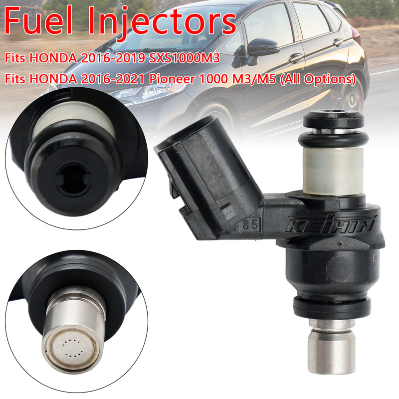 HONDA PIONEER 1000 SXS1000 M3 M5 16450-HL4-003 16450-HL4-013 Fuel Injectors