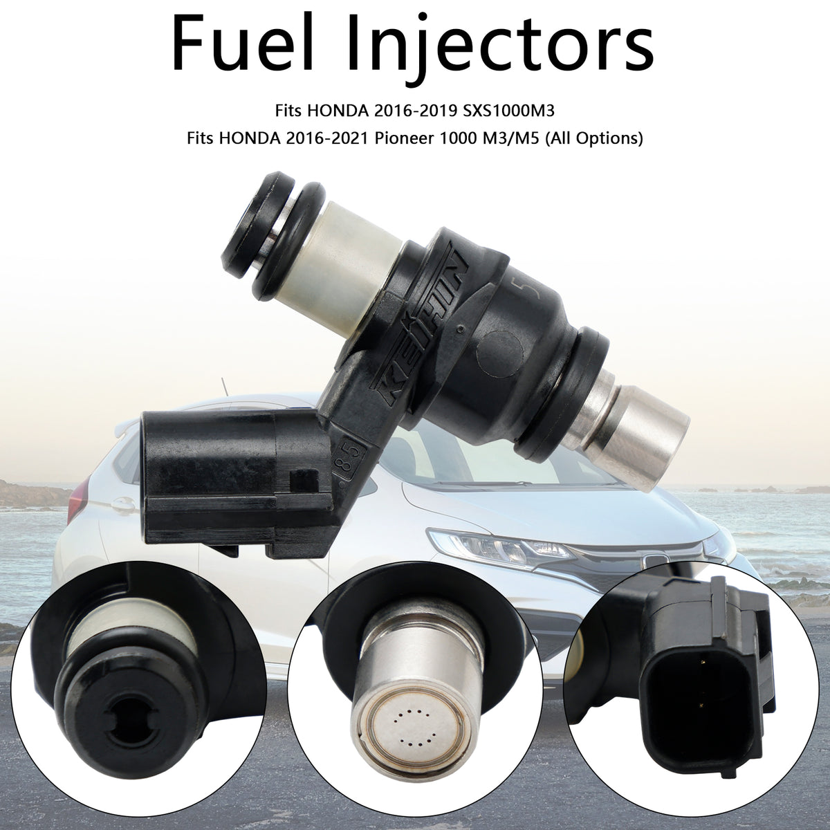 HONDA PIONEER 1000 SXS1000 M3 M5 16450-HL4-003 16450-HL4-013 Fuel Injectors