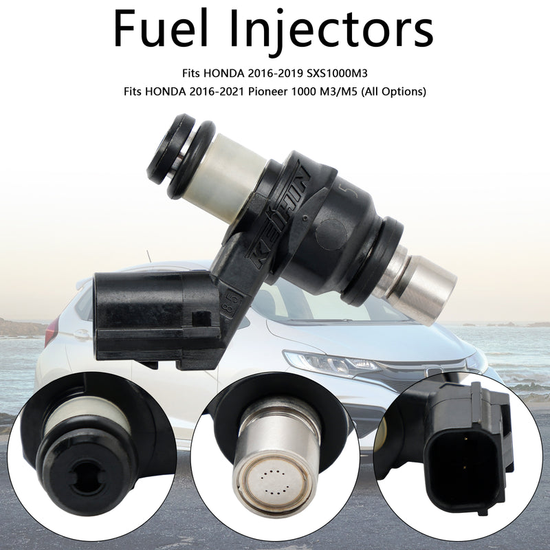 HONDA PIONEER 1000 SXS1000 M3 M5 16450-HL4-003 16450-HL4-013 Fuel Injectors