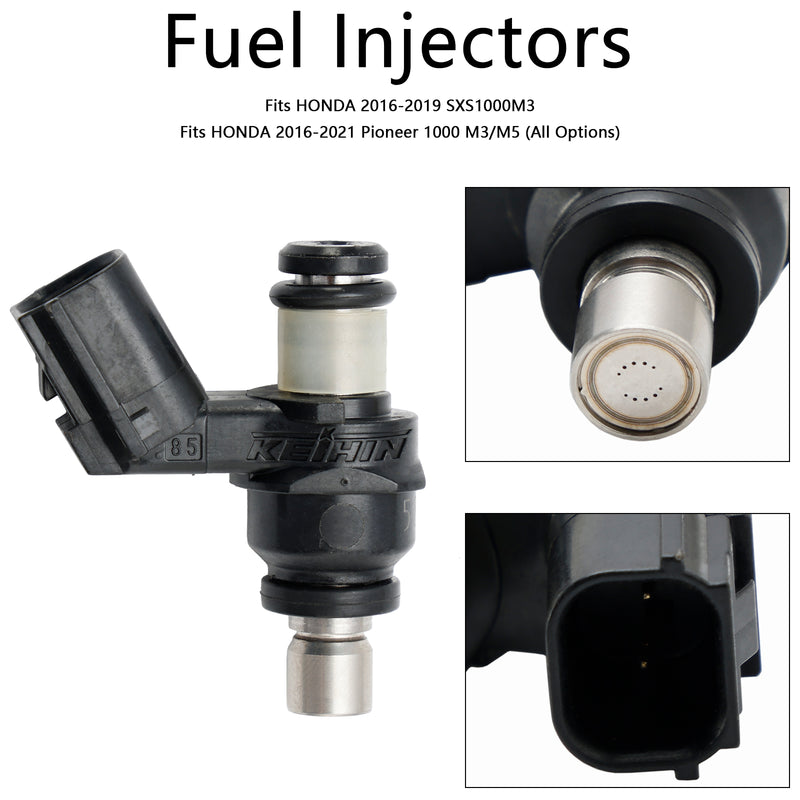 HONDA PIONEER 1000 SXS1000 M3 M5 16450-HL4-003 16450-HL4-013 Fuel Injectors