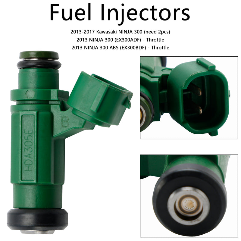 Kawasaki Versys-X 300 2017-2022 Ninja 300 2013-2017 49033-0558 Fuel Injector