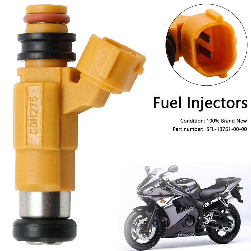 Yamaha FJR1300 Road Star Warrior XV1700 Fuel Injectors 5FL-13761-00-00