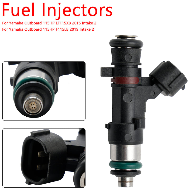 Yamaha Outboard 150 175 200 HP 6DA-13761-00-00 Fuel Injector 6DA-13761-01