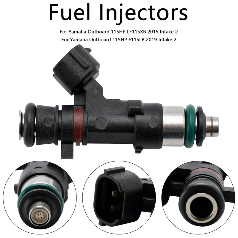Yamaha Outboard 150 175 200 HP 6DA-13761-00-00 Fuel Injector 6DA-13761-01