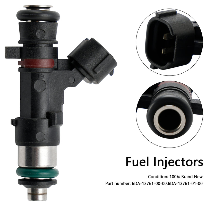 Yamaha Outboard 150 175 200 HP 6DA-13761-00-00 Fuel Injector 6DA-13761-01