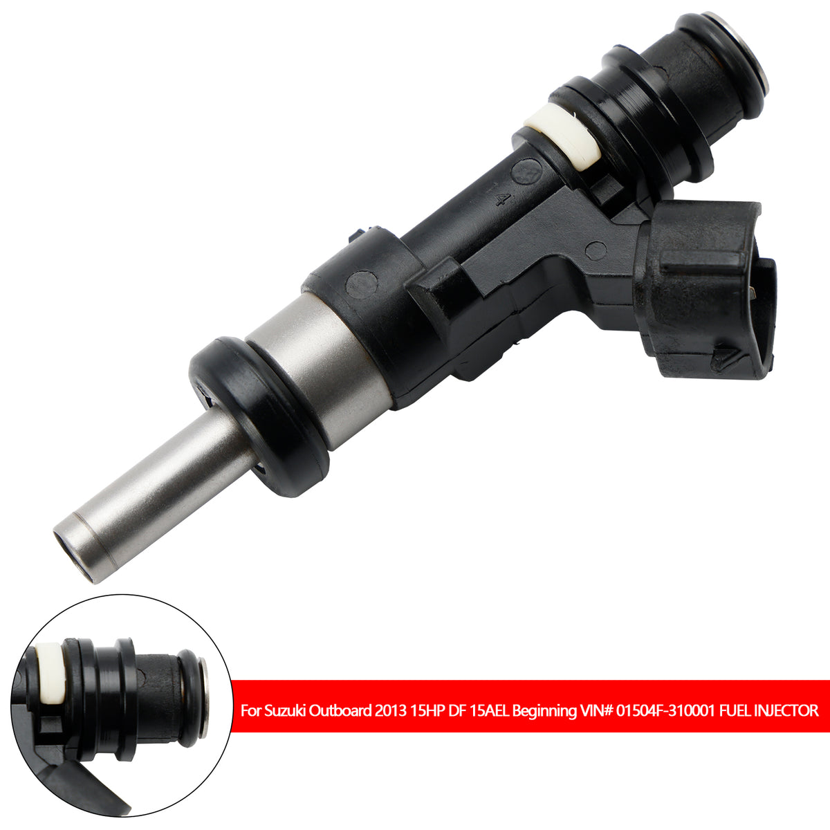 Suzuki Outboard DF 15HP 9.9HP 20HP 15710-89L00 Fuel Injector