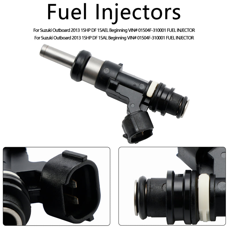 Suzuki Outboard DF 15HP 9.9HP 20HP 15710-89L00 Fuel Injector