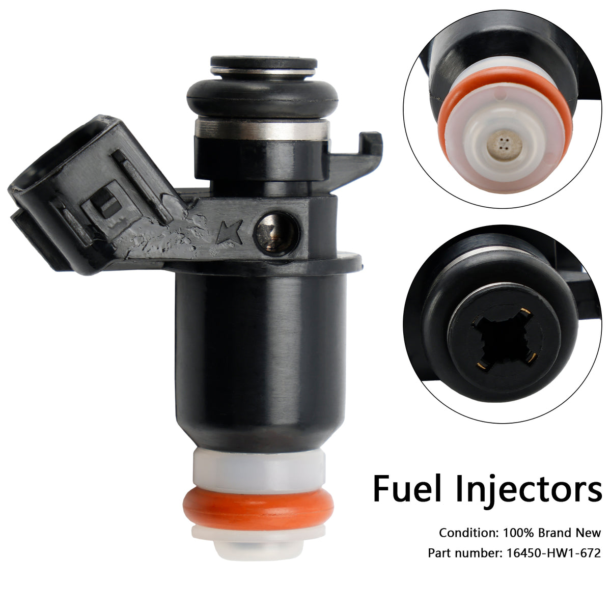 Honda AquaTrax F12 F12X 2002-2007 R12 R12X 2003-2007 16450-HW1-672 Fuel Injectors