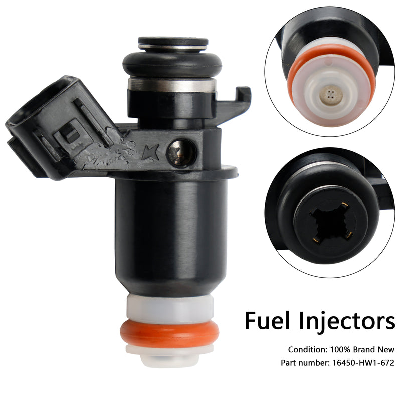 Honda AquaTrax F12 F12X 2002-2007 R12 R12X 2003-2007 16450-HW1-672 Fuel Injectors