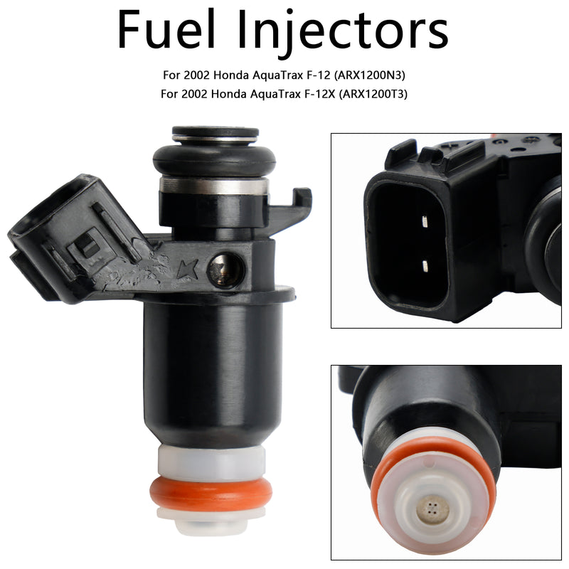 Honda AquaTrax F12 F12X 2002-2007 R12 R12X 2003-2007 16450-HW1-672 Fuel Injectors