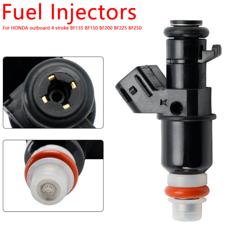 Honda 115hp 135hp 150hp BF200 BF225 BF250 16450-ZY6-003 Fuel Injectors