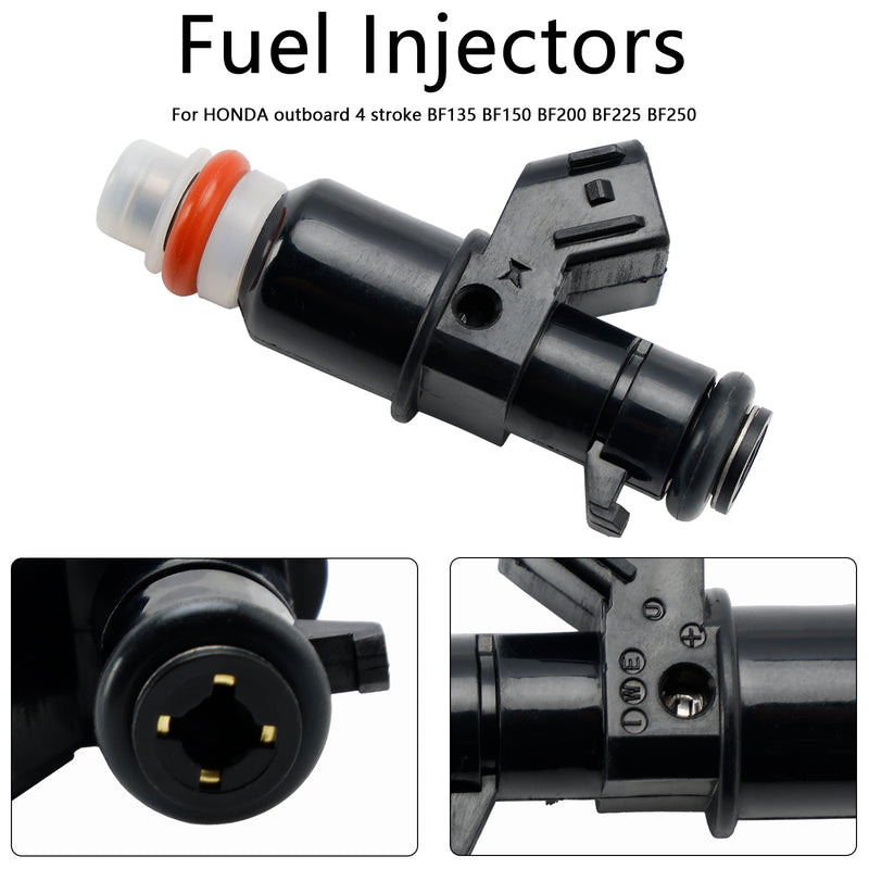 Honda 115hp 135hp 150hp BF200 BF225 BF250 16450-ZY6-003 Fuel Injectors