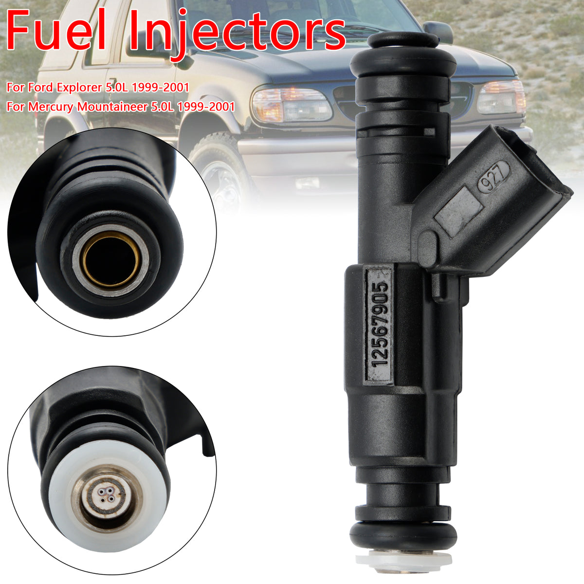 Mercury Mercruiser 885176 0280156081 Fuel Injectors MAR102-8N 9-33102