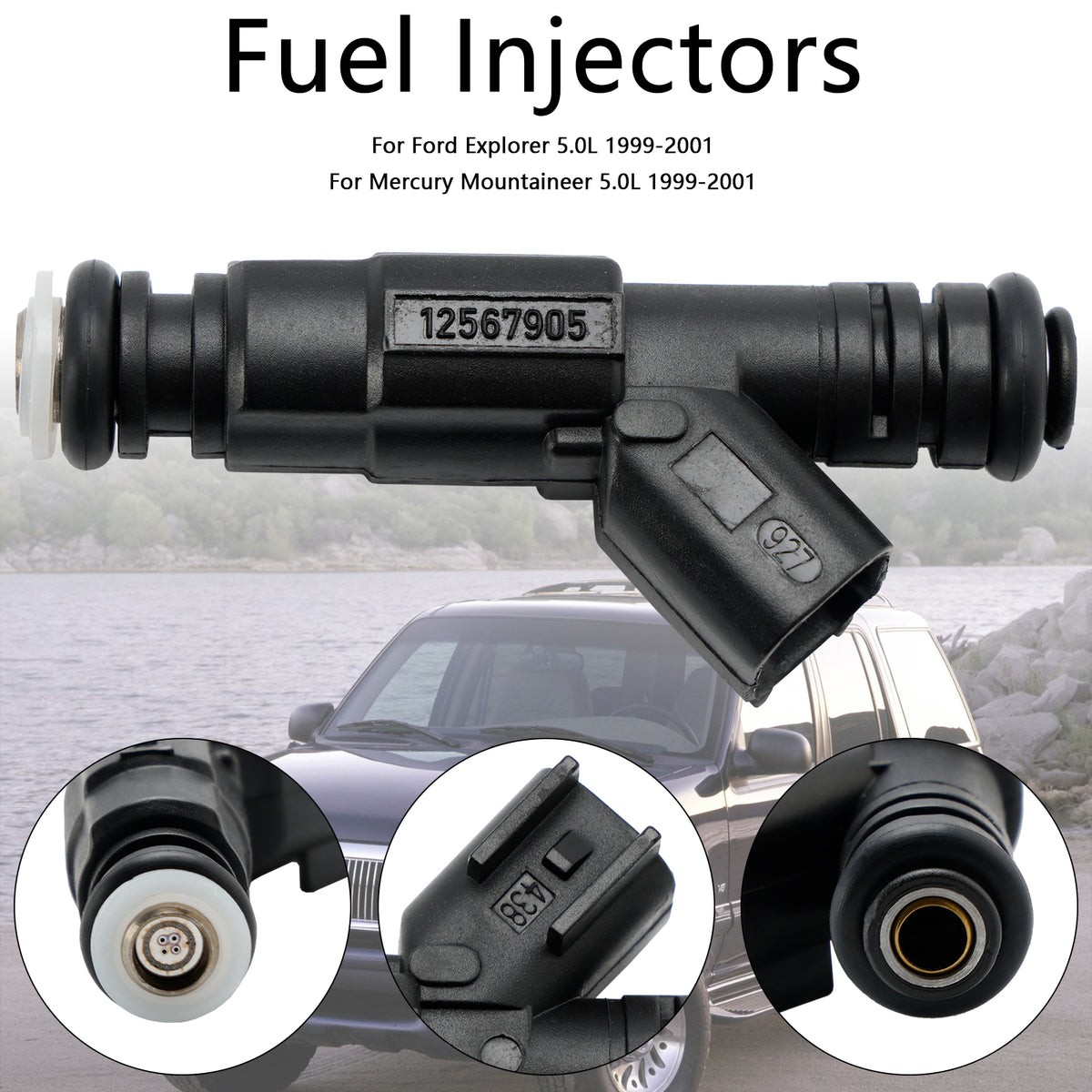 Mercury Mercruiser 885176 0280156081 Fuel Injectors MAR102-8N 9-33102