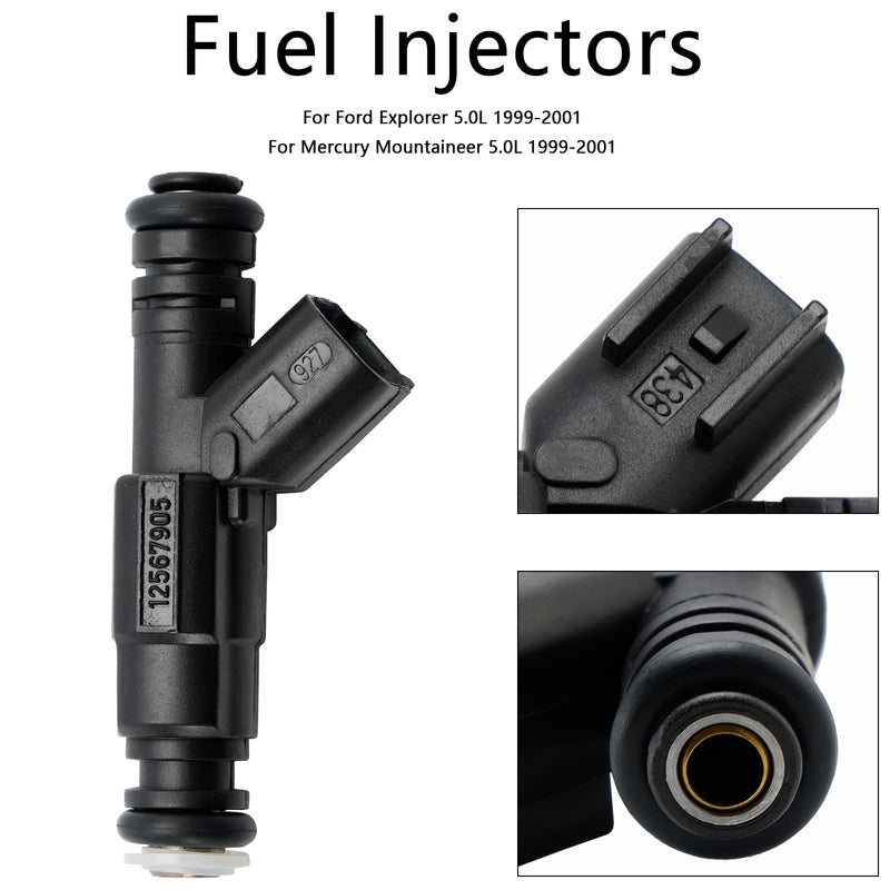 Mercury Mercruiser 885176 0280156081 Fuel Injectors MAR102-8N 9-33102