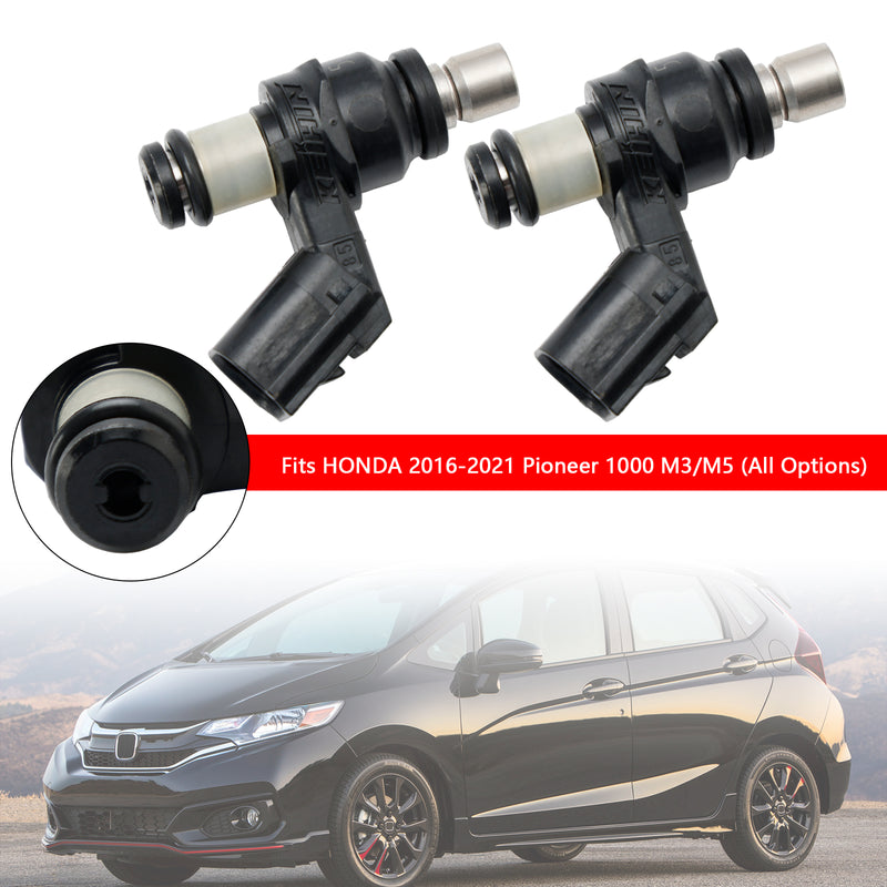 HONDA PIONEER 1000 SXS1000 M3 M5 2PCS 16450-HL4-003 16450-HL4-013 Fuel Injectors