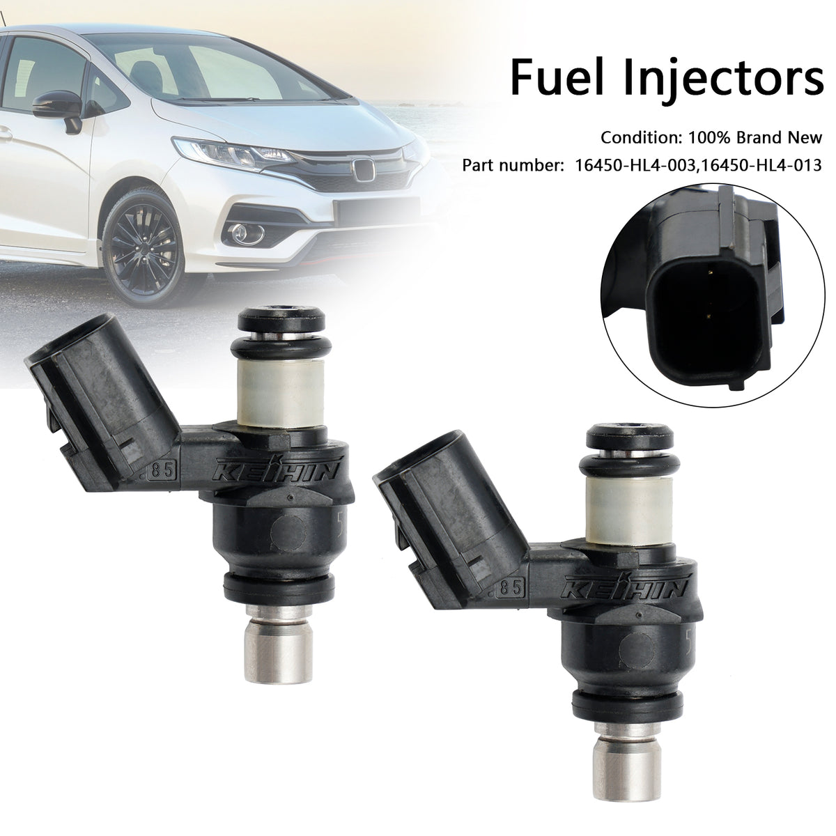 HONDA PIONEER 1000 SXS1000 M3 M5 2PCS 16450-HL4-003 16450-HL4-013 Fuel Injectors