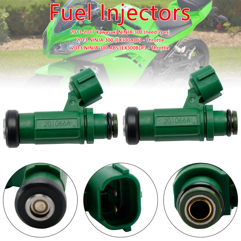 Kawasaki Versys-X 300 2017-2022 Ninja 300 2013-2017 2PCS 49033-0558 Fuel Injector
