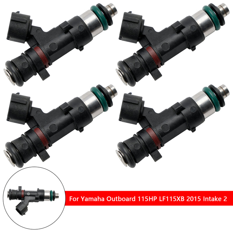 Yamaha Outboard 150 175 200 HP 4PCS 6DA-13761-00-00 Fuel Injector 6DA-13761-01