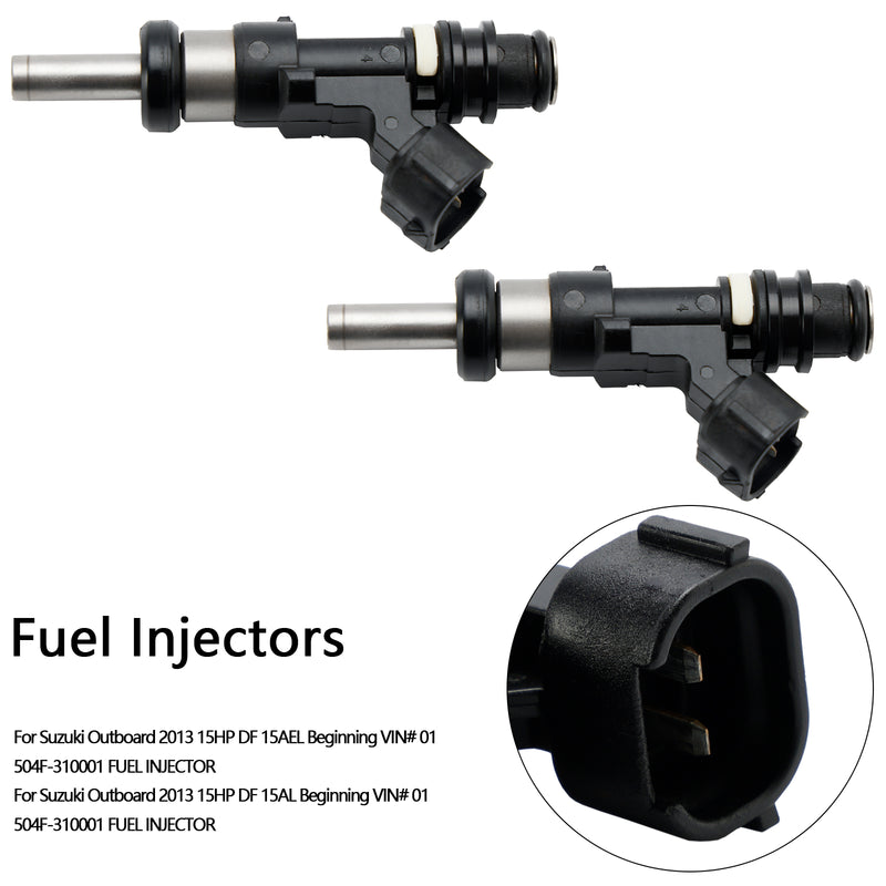 Suzuki Outboard DF 15HP 9.9HP 20HP 2PCS 15710-89L00 Fuel Injector
