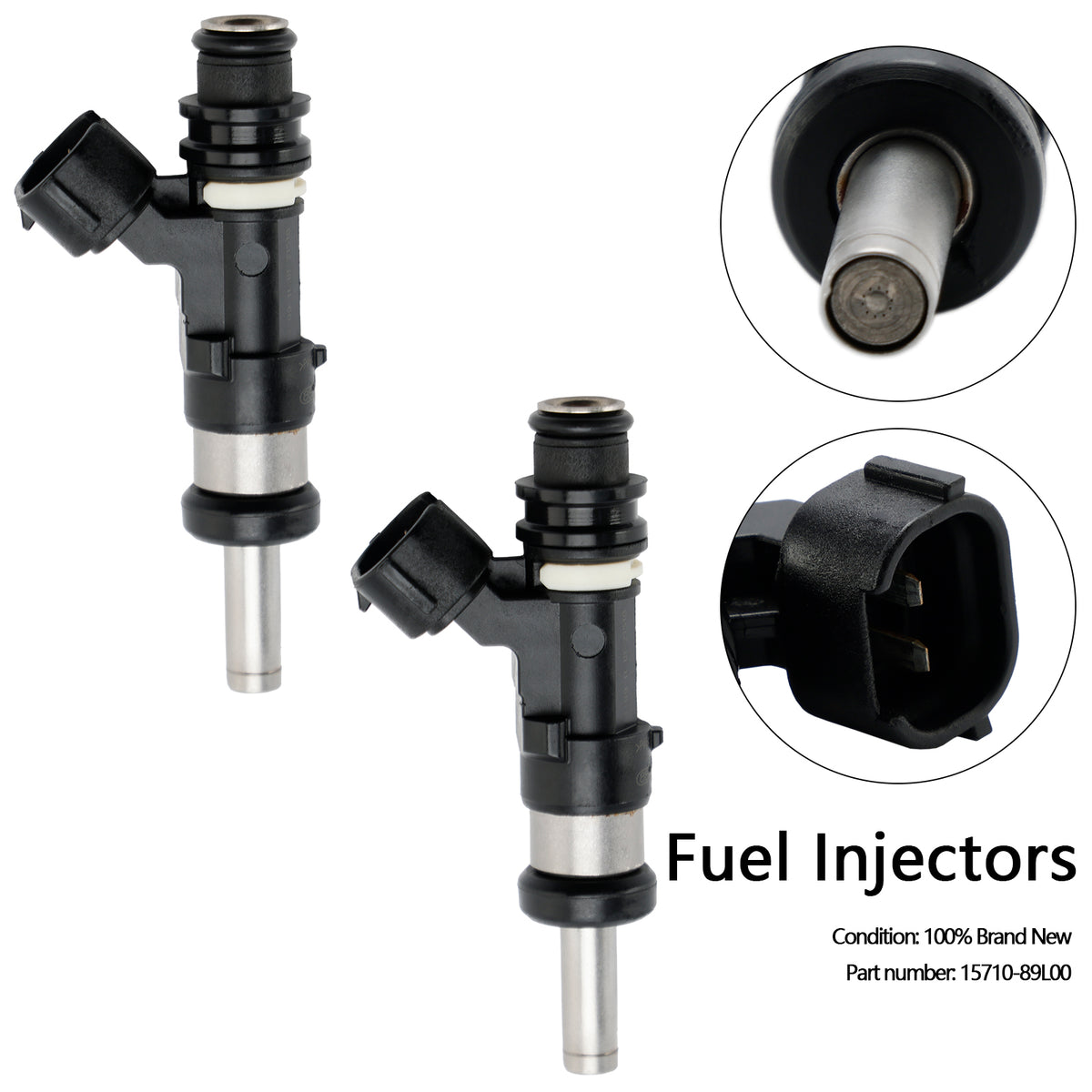 Suzuki Outboard DF 15HP 9.9HP 20HP 2PCS 15710-89L00 Fuel Injector
