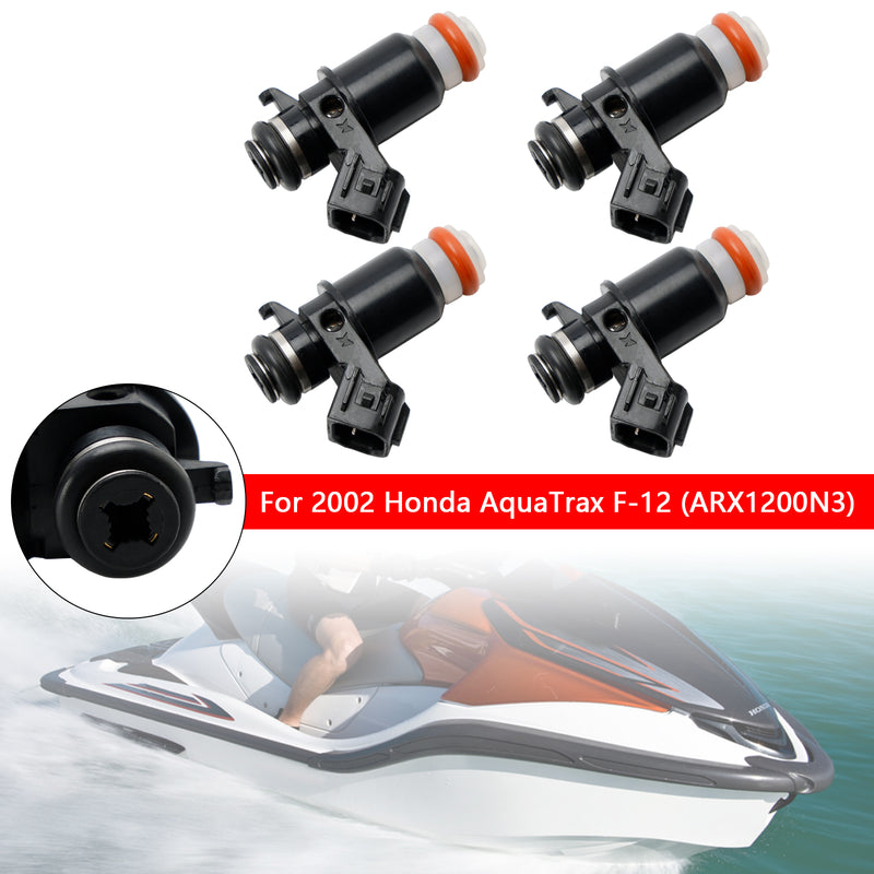 Honda AquaTrax F12 F12X 2002-2007 R12 R12X 2003-2007 4PCS 16450-HW1-672 Fuel Injectors
