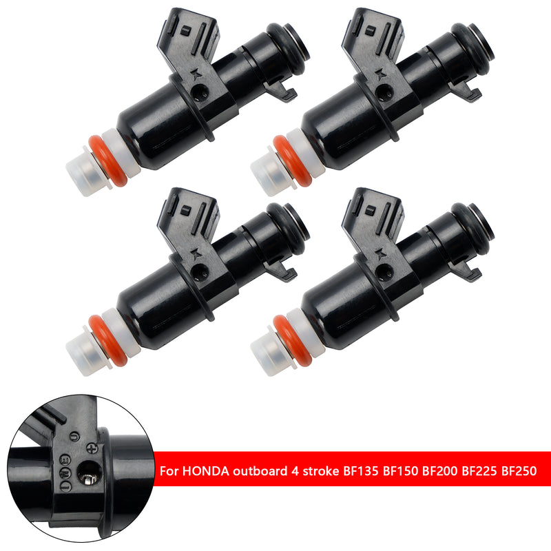 Honda 115hp 135hp 150hp BF200 BF225 BF250 4PCS 16450-ZY6-003 Fuel Injectors