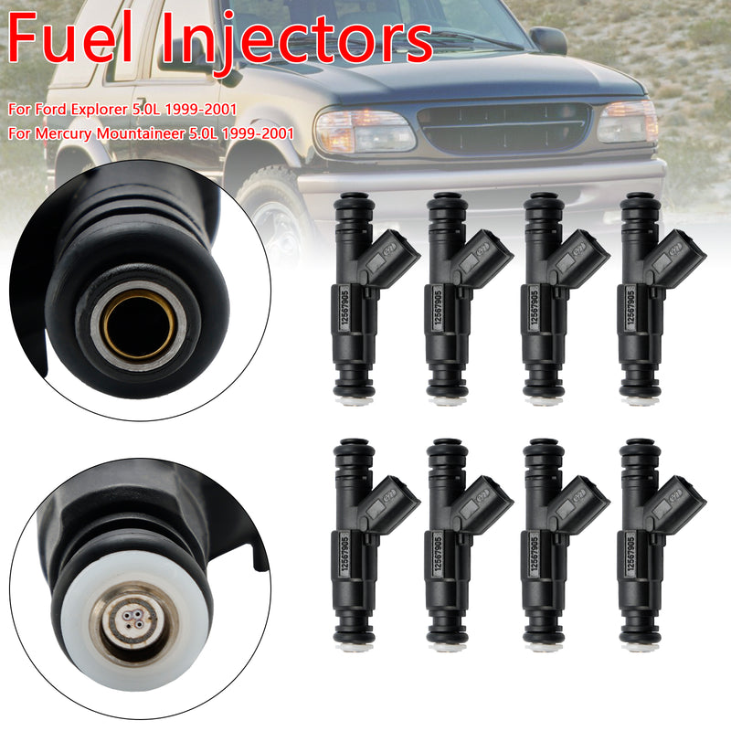 Mercury Mercruiser 8PCS 885176 0280156081 Fuel Injectors MAR102-8N 9-33102