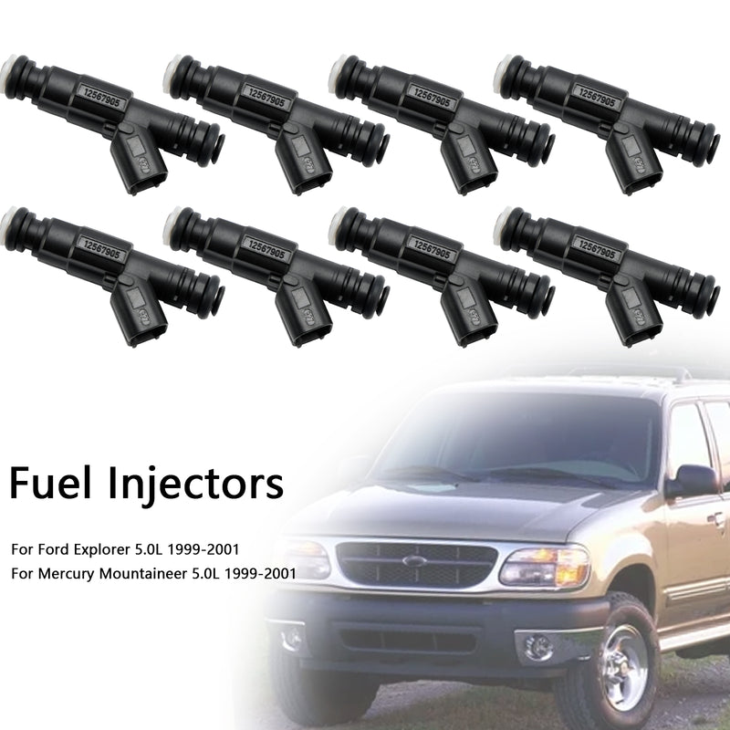 Mercury Mercruiser 8PCS 885176 0280156081 Fuel Injectors MAR102-8N 9-33102