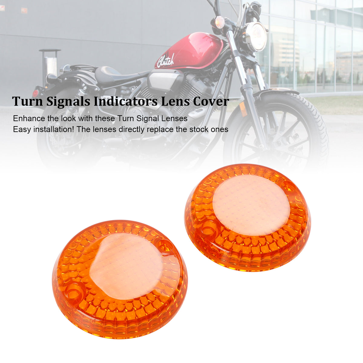 Yamaha XVS 950 SPEC BOLT 2013-up Front/Rear Turn Signals Lens Cover