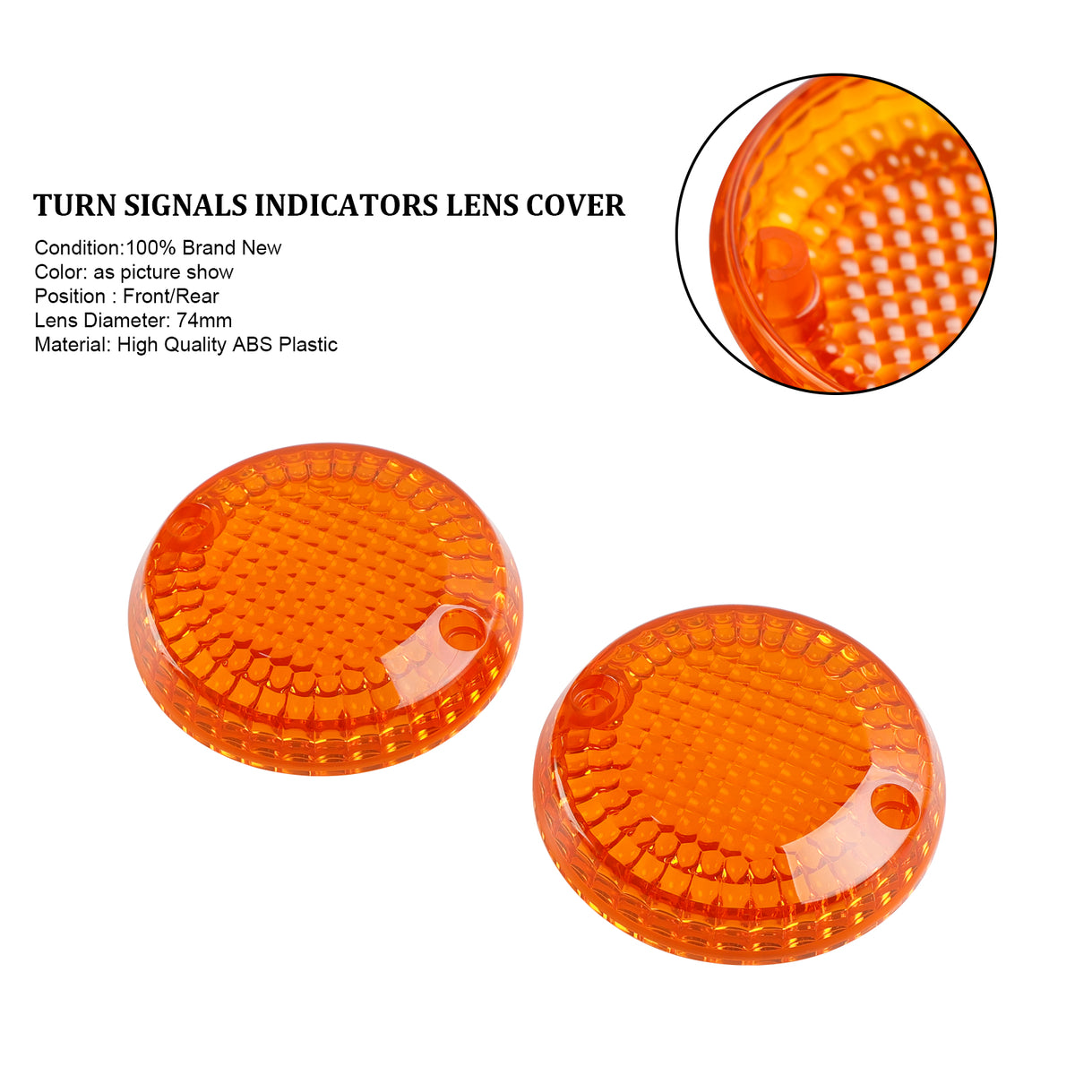 Yamaha XVS 950 SPEC BOLT 2013-up Front/Rear Turn Signals Lens Cover