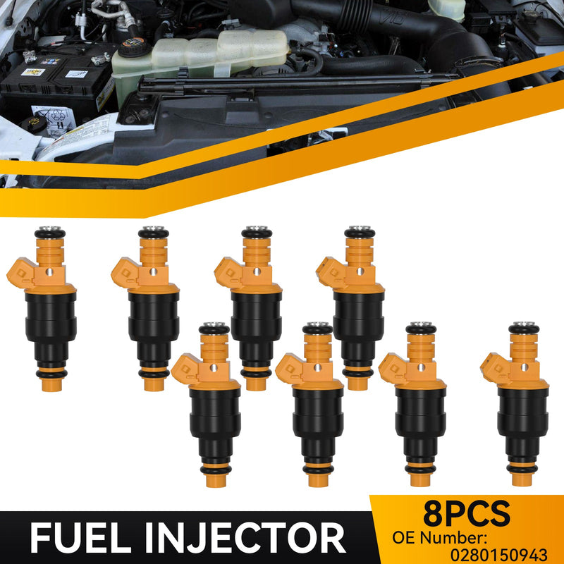 8PCS Fuel Injectors 0280150718 Fit Ford F150 F250 F350 4.6 5.0 5.4 5.8 Replace