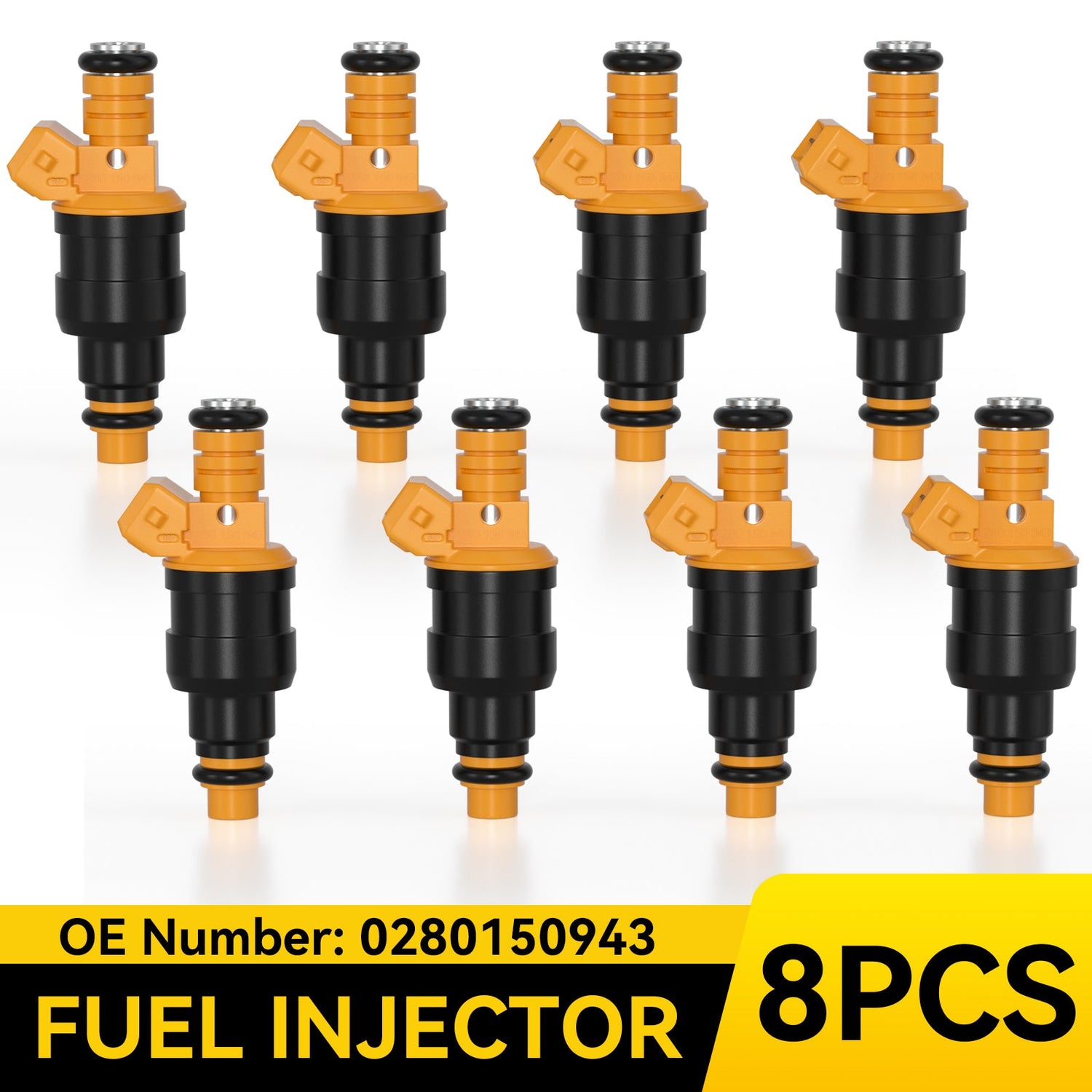8PCS Fuel Injectors 0280150718 Fit Ford F150 F250 F350 4.6 5.0 5.4 5.8 Replace