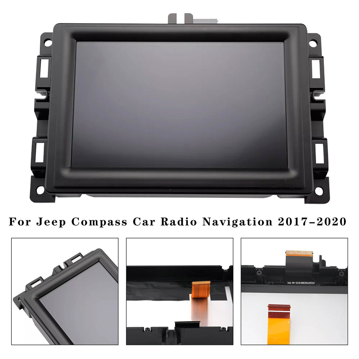 7" LCD Display Touch Screen For Jeep Compass Car Radio Navigation 2017-2020