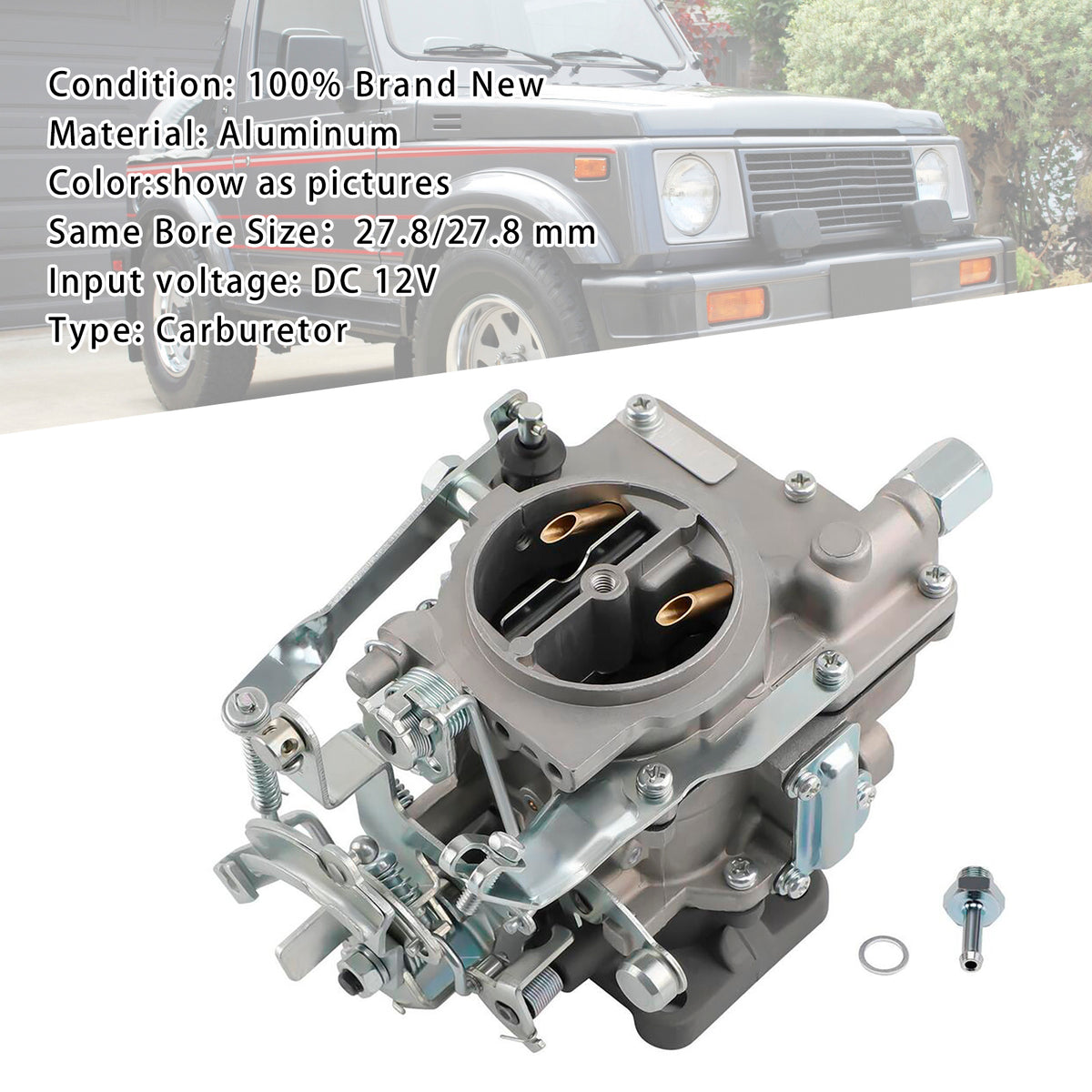 1986-1988 Suzuki Jimny Samurai 1.3L SJ413 JA51 Sierra Carb Carby Carburetor