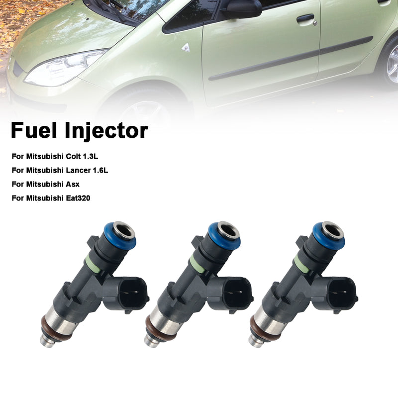 Mitsubishi Colt 1.3L Lancer 1.6L ASX 1465A331 3PCS Fuel injector EAT320