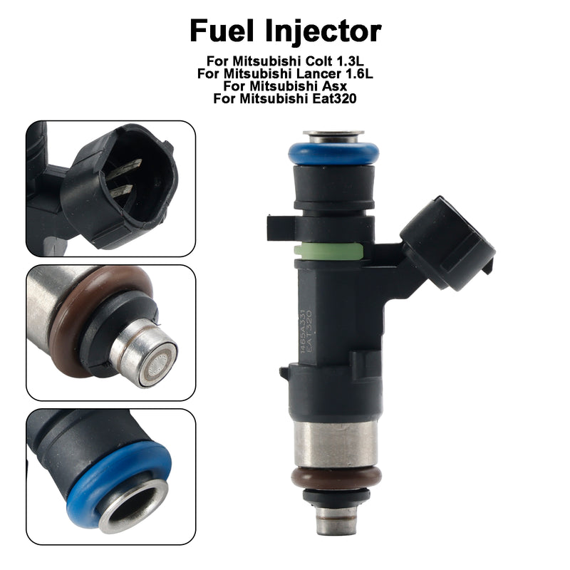 Mitsubishi Colt 1.3L Lancer 1.6L ASX 1465A331 1PCS Fuel injector EAT320