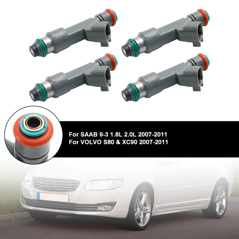SAAB 9-3 2.0L Turbo 2007-2011 8653608 4PCS Fuel Injector 55559397