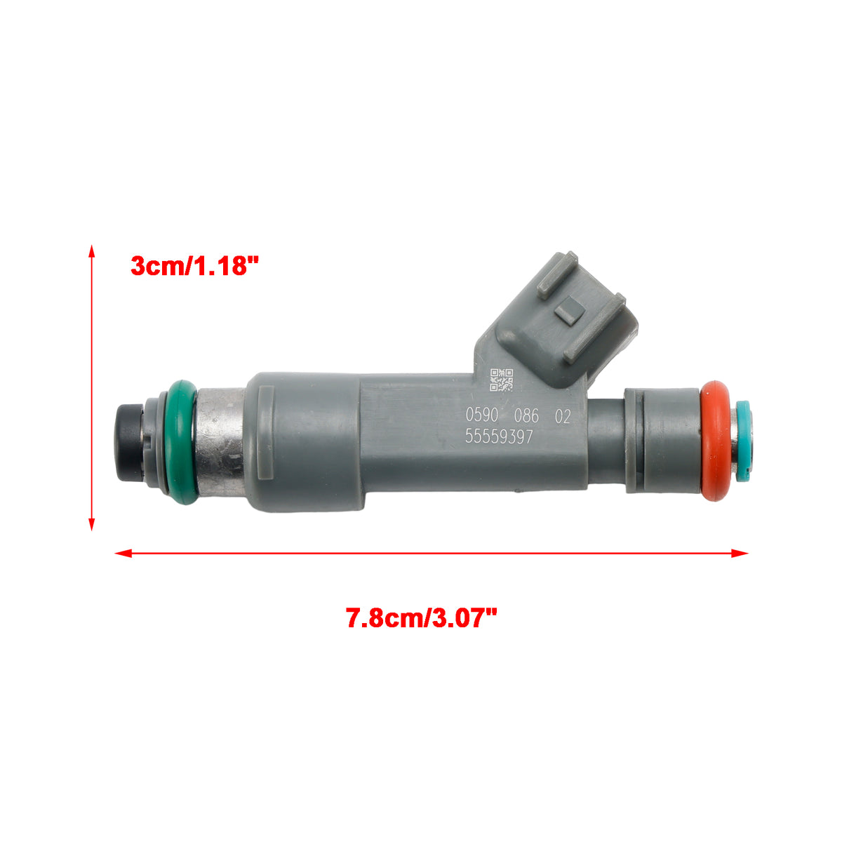 SAAB 9-3 2.0L Turbo 2007-2011 8653608 4PCS Fuel Injector 55559397