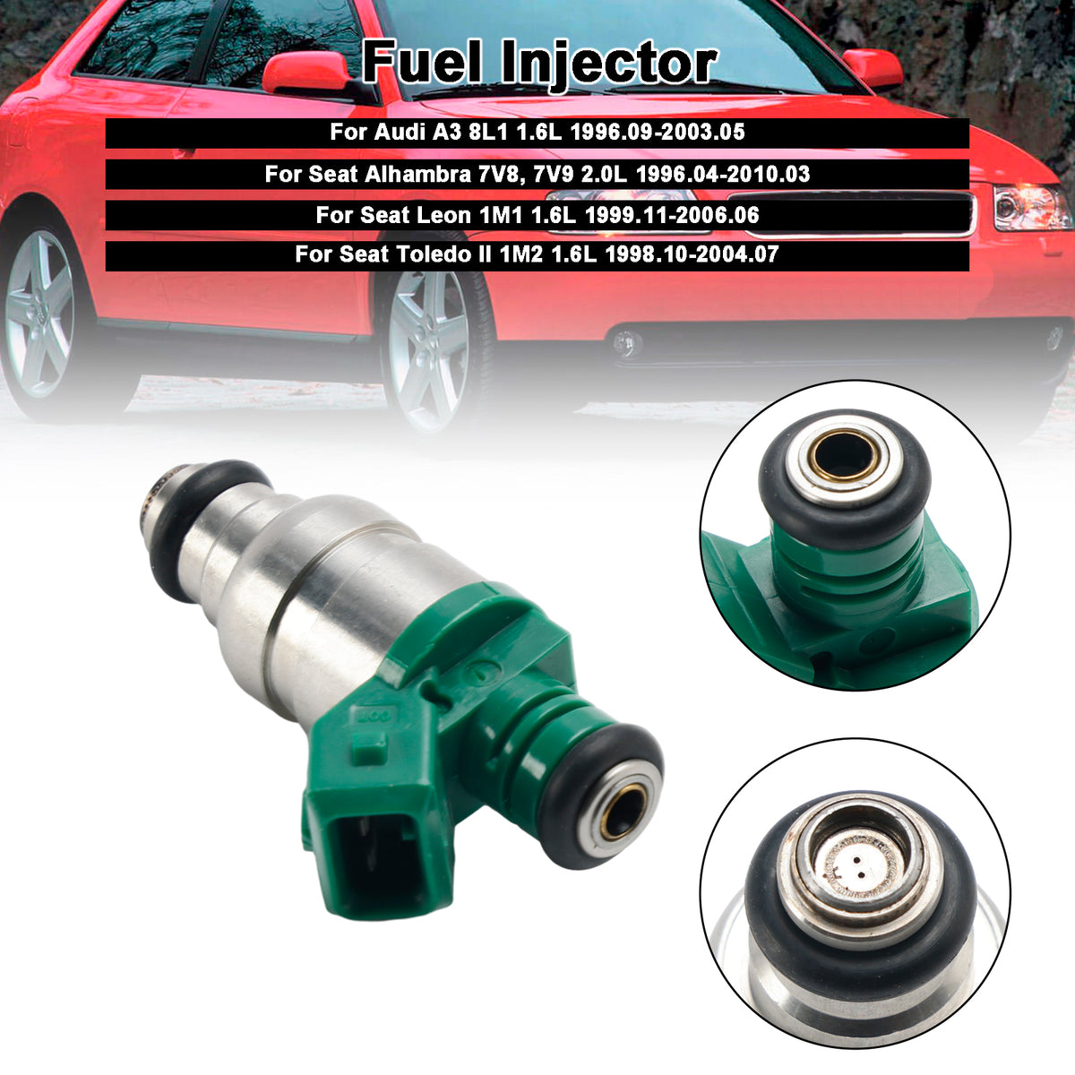 Audi A3 1.6L 1996-2003 Fit Seat Fit VW 1PCS Fuel Injector 037906031AA
