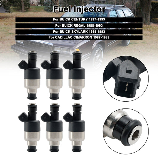 6PCS 17089569 Fuel Injector 5235136 Fit GM 2.8L 3.1L 3.3L V6 1985-1994 17084888
