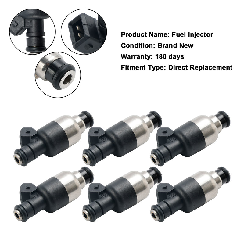 6PCS 17089569 Fuel Injector 5235136 Fit GM 2.8L 3.1L 3.3L V6 1985-1994 17084888