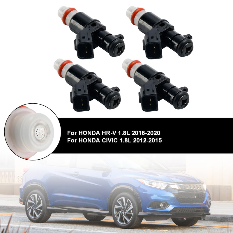 Honda Civic 2012-2015 Fit HRV 2016-2020 1.8L 4PCS Fuel Injector 16450-R2E-L01