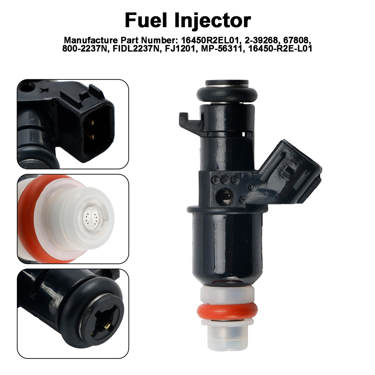 Honda Civic 2012-2015 Fit HRV 2016-2020 1.8L 1PCS Fuel Injector 16450-R2E-L01