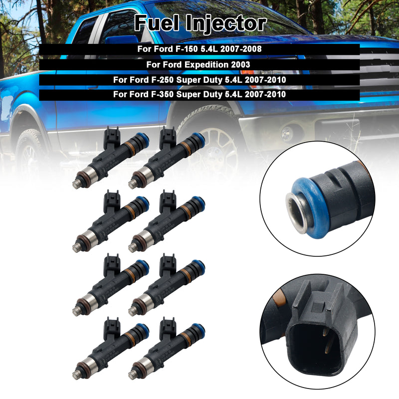 Ford F150 F-150 5.4L 2007-2009 E150 E250 8PCS Fuel Injector 0280158138