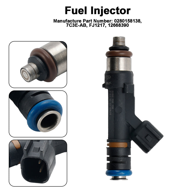 Ford F150 F-150 5.4L 2007-2009 E150 E250 1PCS Fuel Injector 0280158138