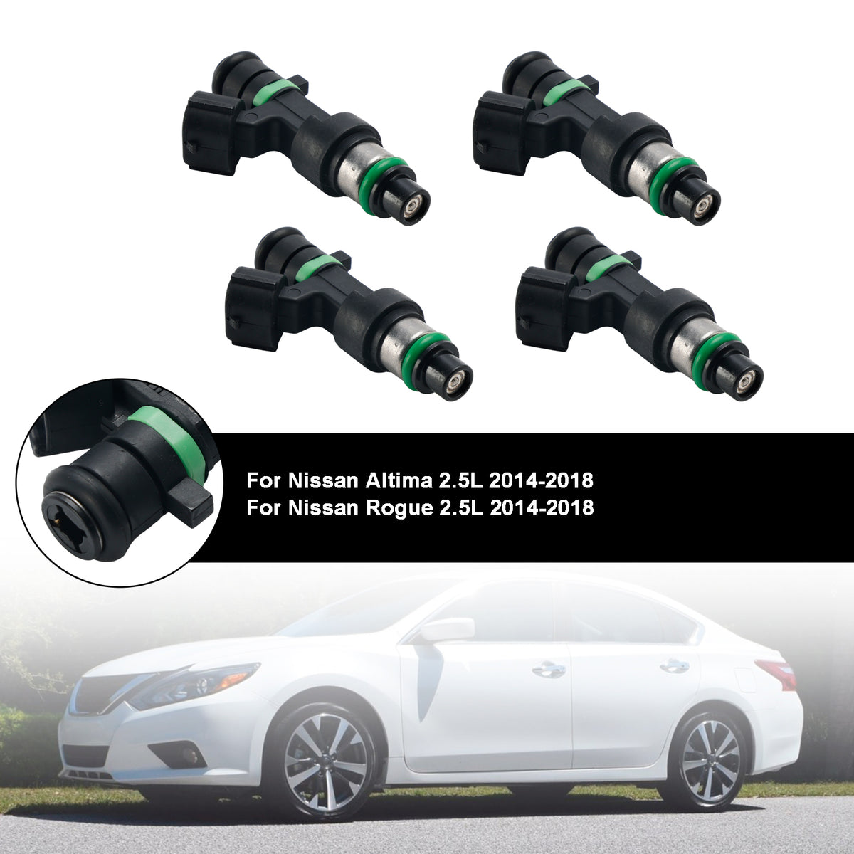 Nissan Altima 2015-2017 2.5L I4 FBY2855 4PCS Fuel Injector 16600-9HP0A