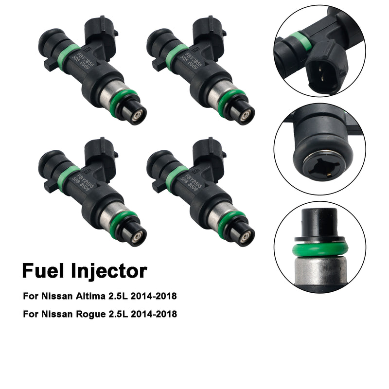 Nissan Altima 2015-2017 2.5L I4 FBY2855 4PCS Fuel Injector 16600-9HP0A