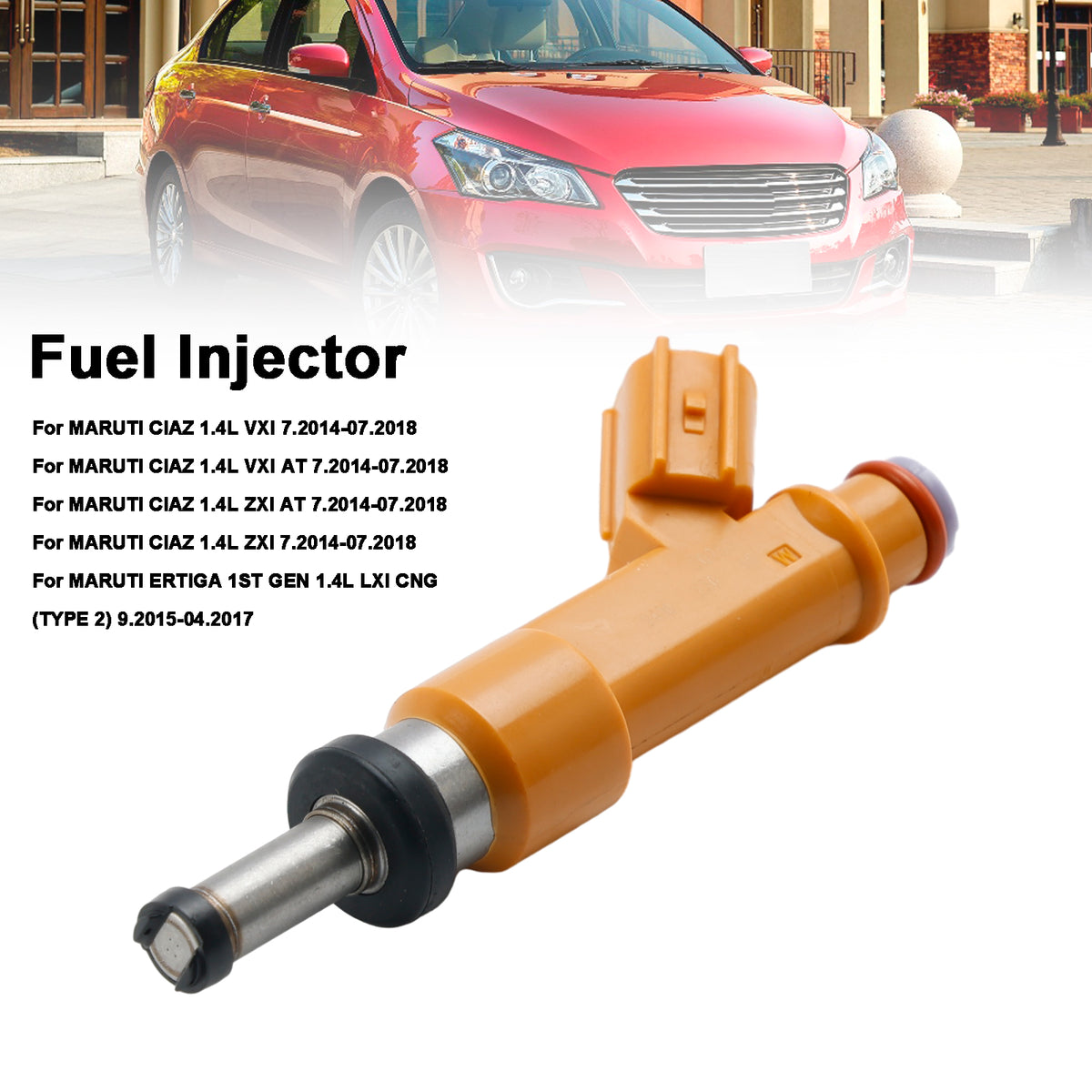 MARUTI CIAZ 1.4L ERTIGA SWIFT DZIRE 1PCS Fuel Injector 15710M83P00
